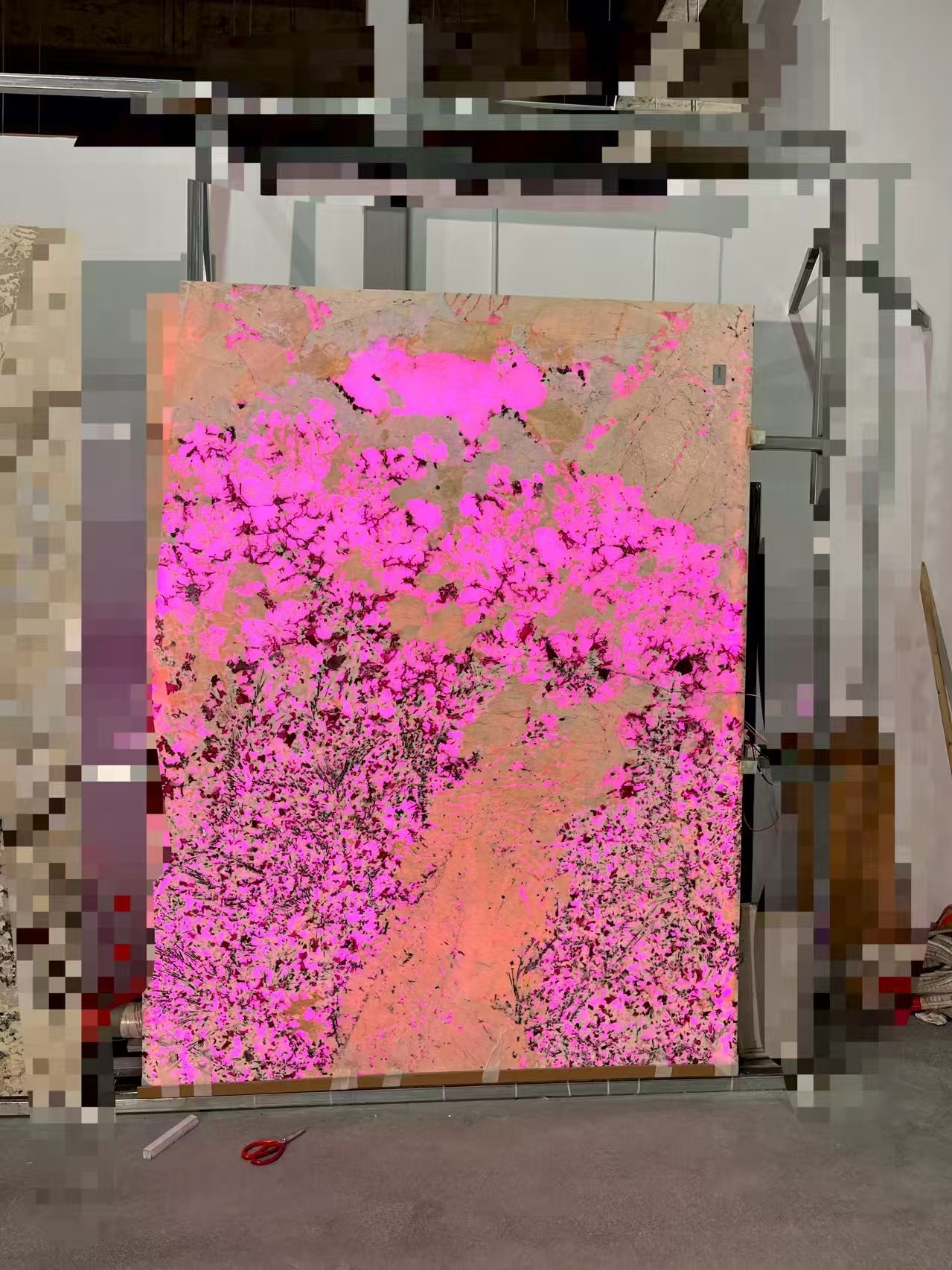 Natural Translucent Stone Background Wall