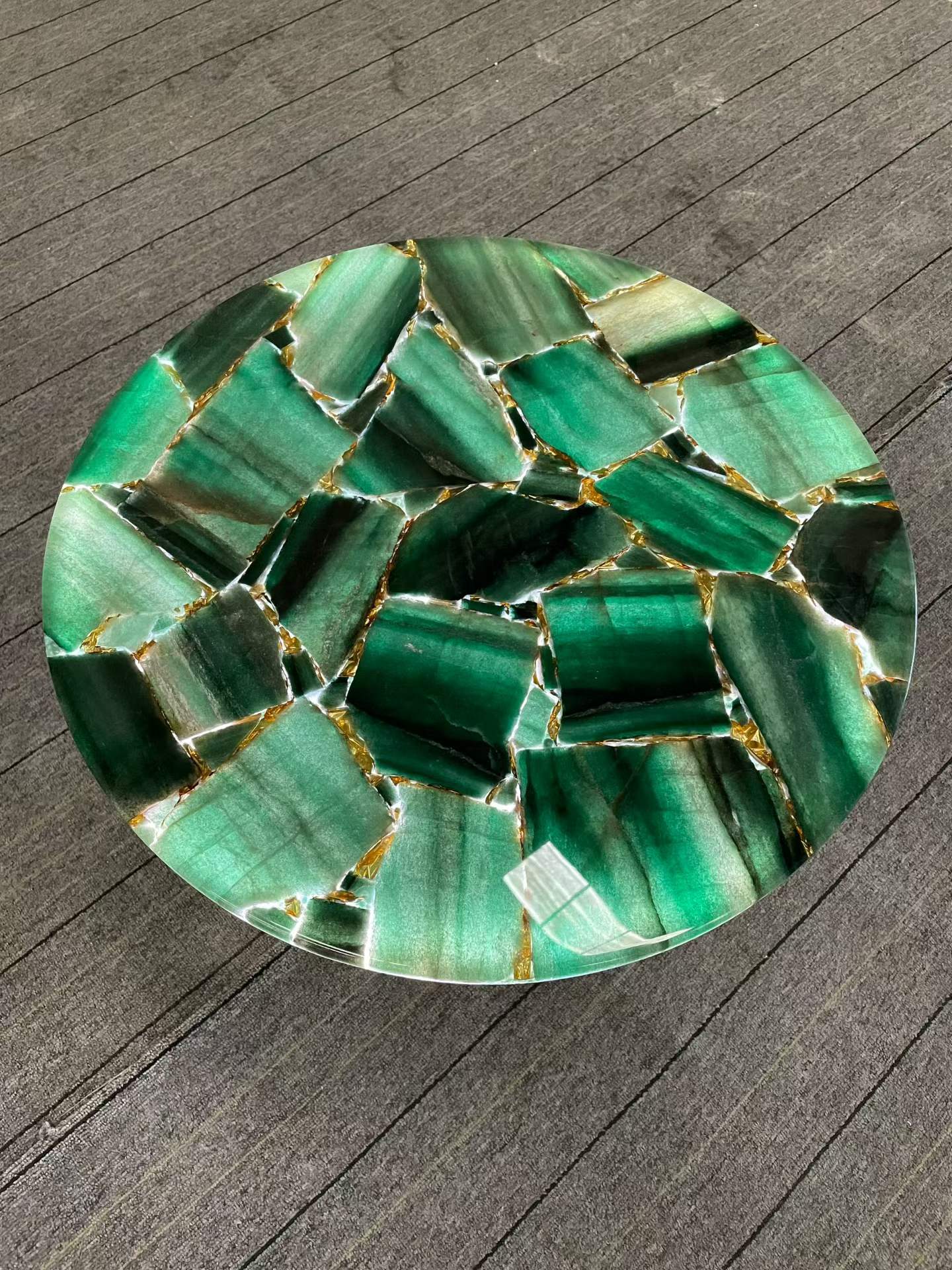 Custom Backlit Agate & Semiprecious Stone